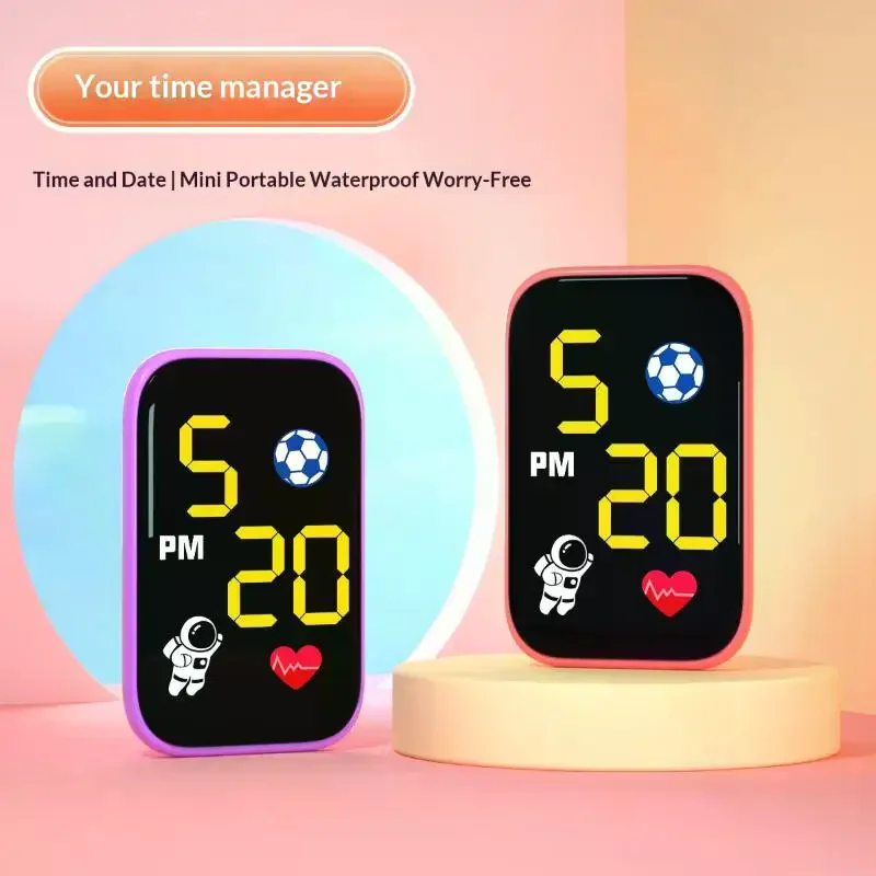 Clock Waterproof Dash Mount Watch Motorbike Digital Clock LED Lighted For Cycling Enthusiasts Commuting Urban Mini Motorcycle