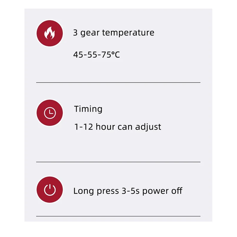 

ABKQ-подогреватель кофейных чашек, электрическая грелка, грелка, 3-ступенчатая подогреватель температуры, подставка для молока, чая, воды, вилка стандарта США