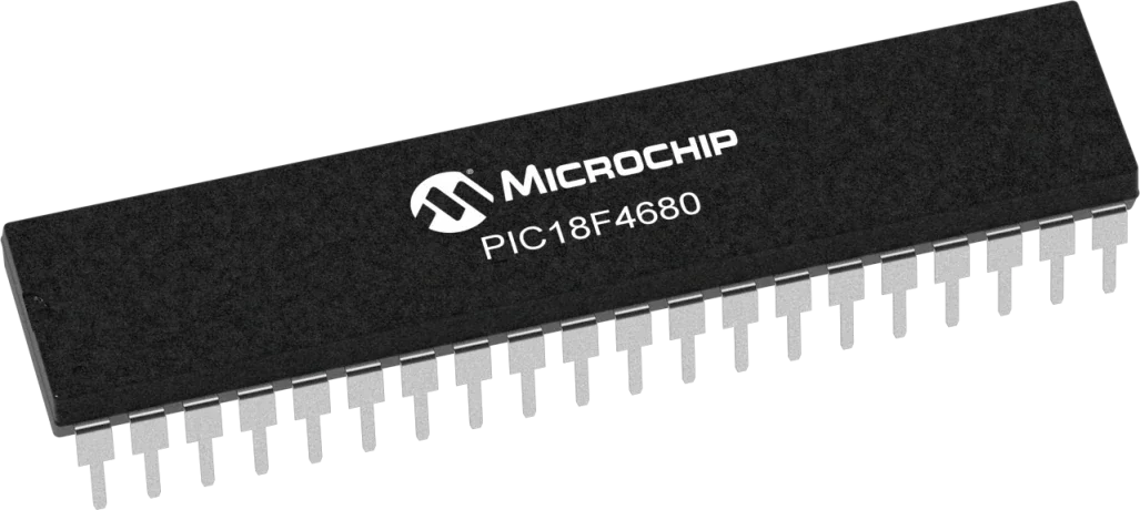 Pic18F4680-I/P Mcu 8-Bit Pic Risc 64Kb Flash 5V 40-Pin Pdip Tube
