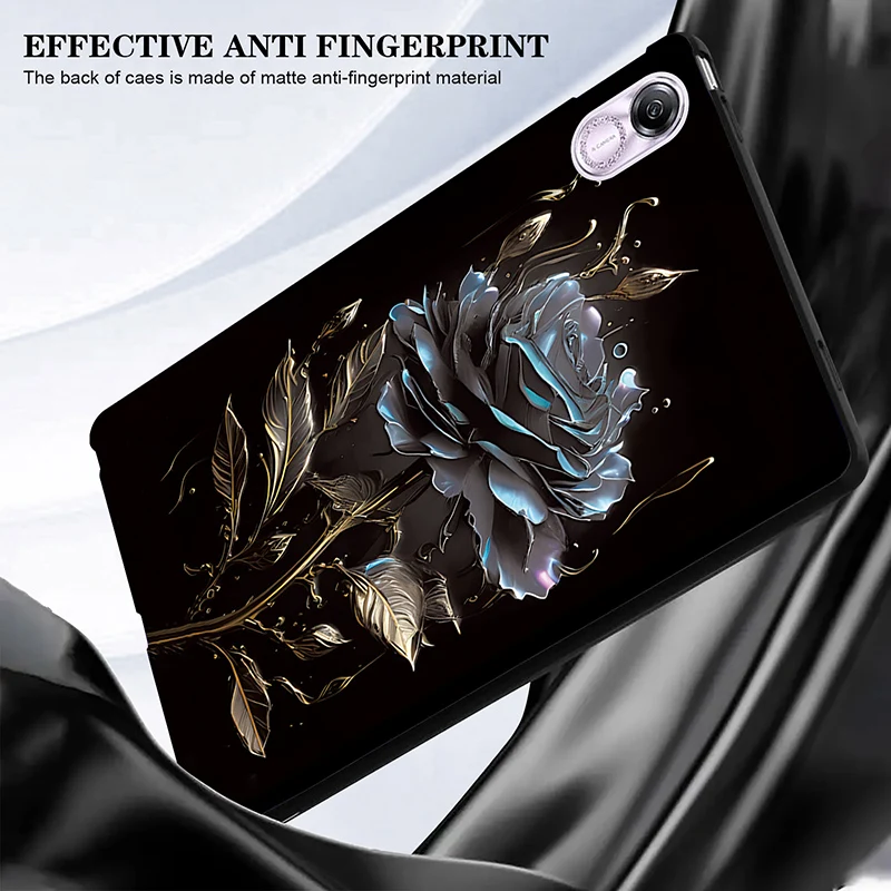 Silikonowe etui na tablet Honor Pad X7 8.7 x8a 9 X9A X9 X8 Pro, etui Huawei Matepad Mini 8.8 SE 11 2024 T5 10.1, czarna obudowa z TPU — zdjęcie 3