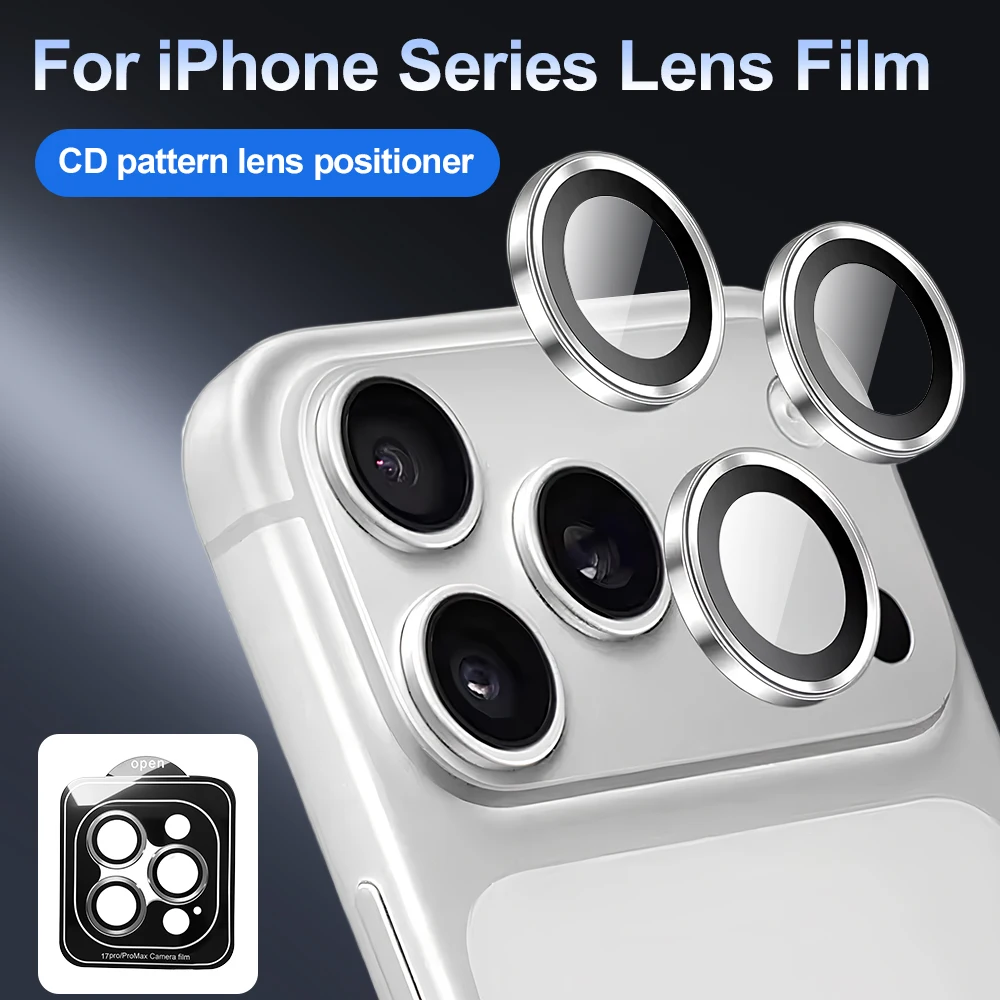 

HD Clear Tempered Glass Camera Lens Protector Cover For iPhone 17 Pro Max 13 11 12 14 15 16 Pro Max Plus Mini Protection Film