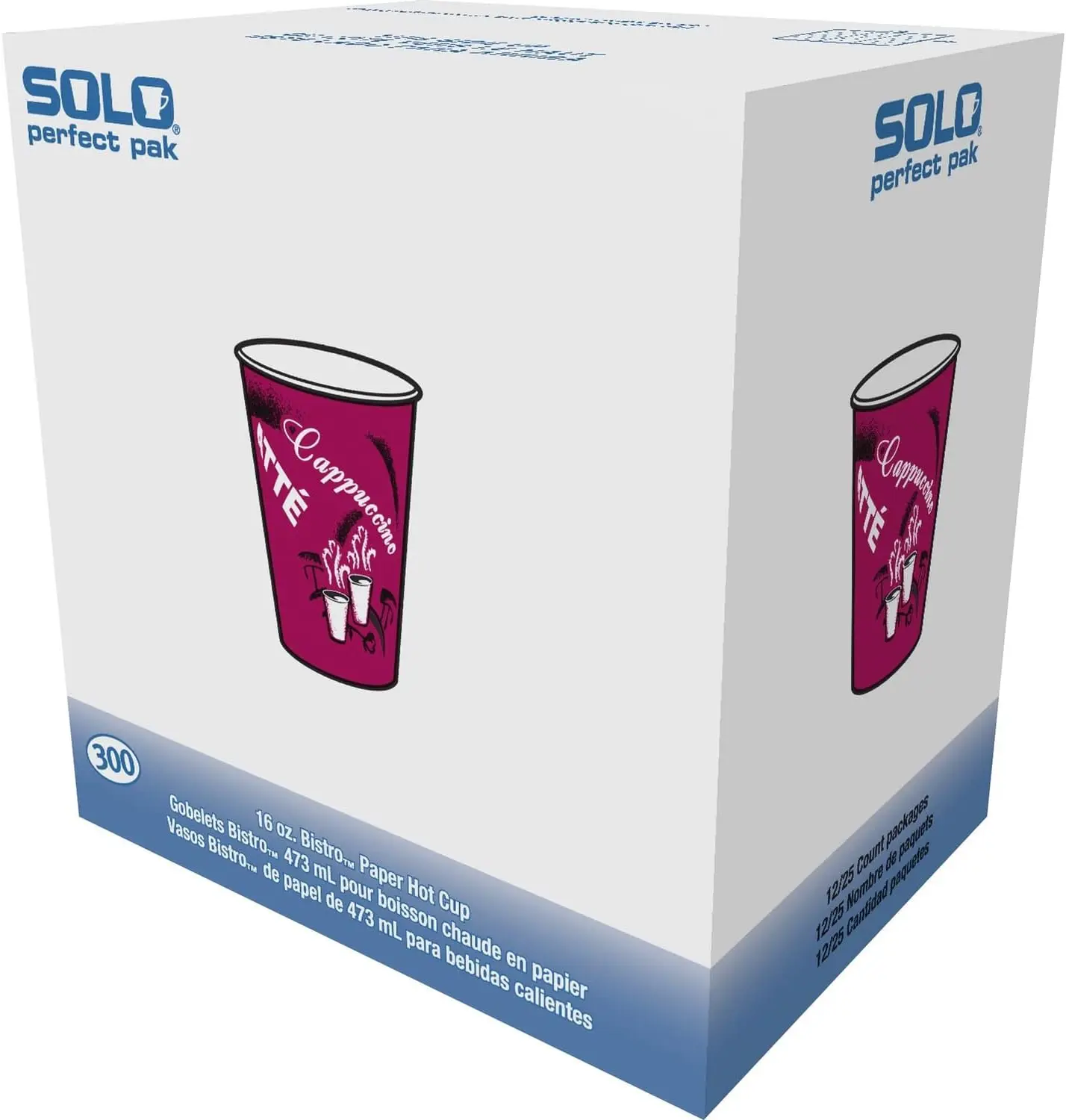

OF16BI-0041 16 oz Bistro SSP Paper Hot Cup (Case of 300)