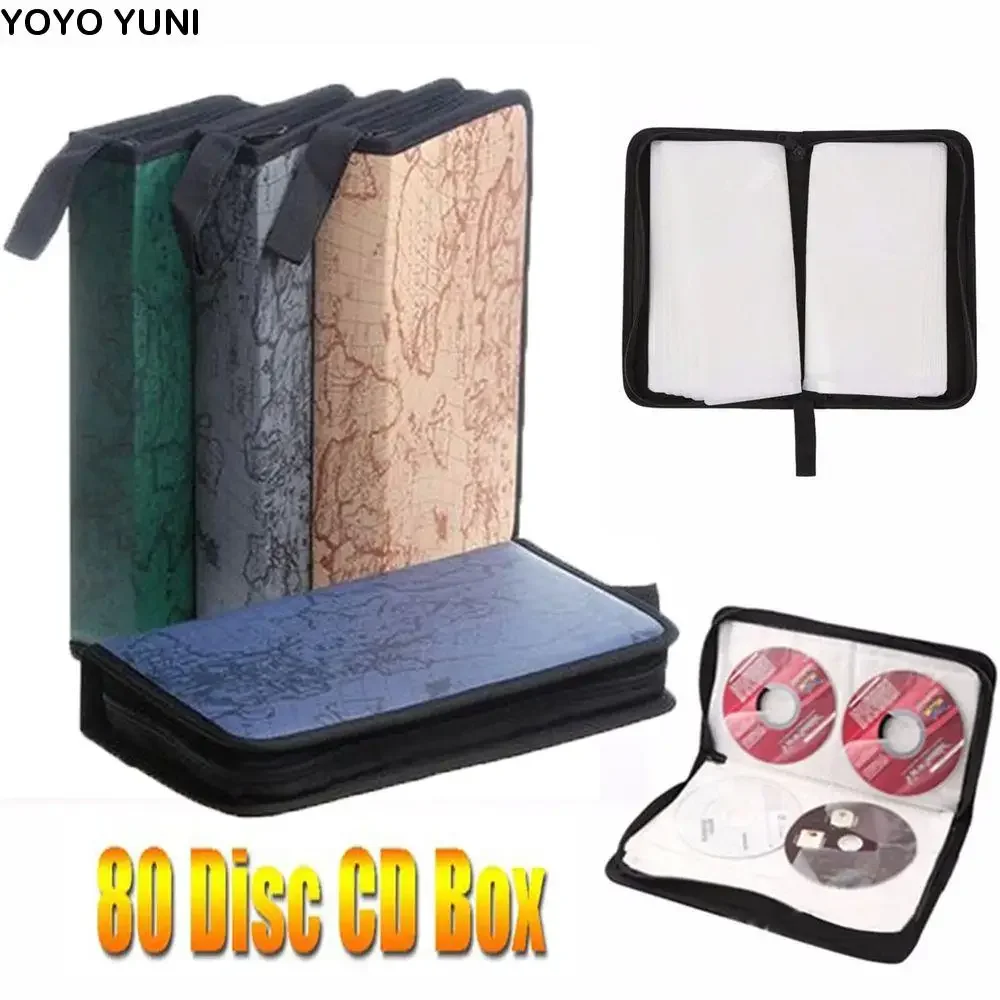 

80 Sleeve Durable Carry Case Game Accessories Collect Album Disc Holder Storage Bag Organizer Wallet