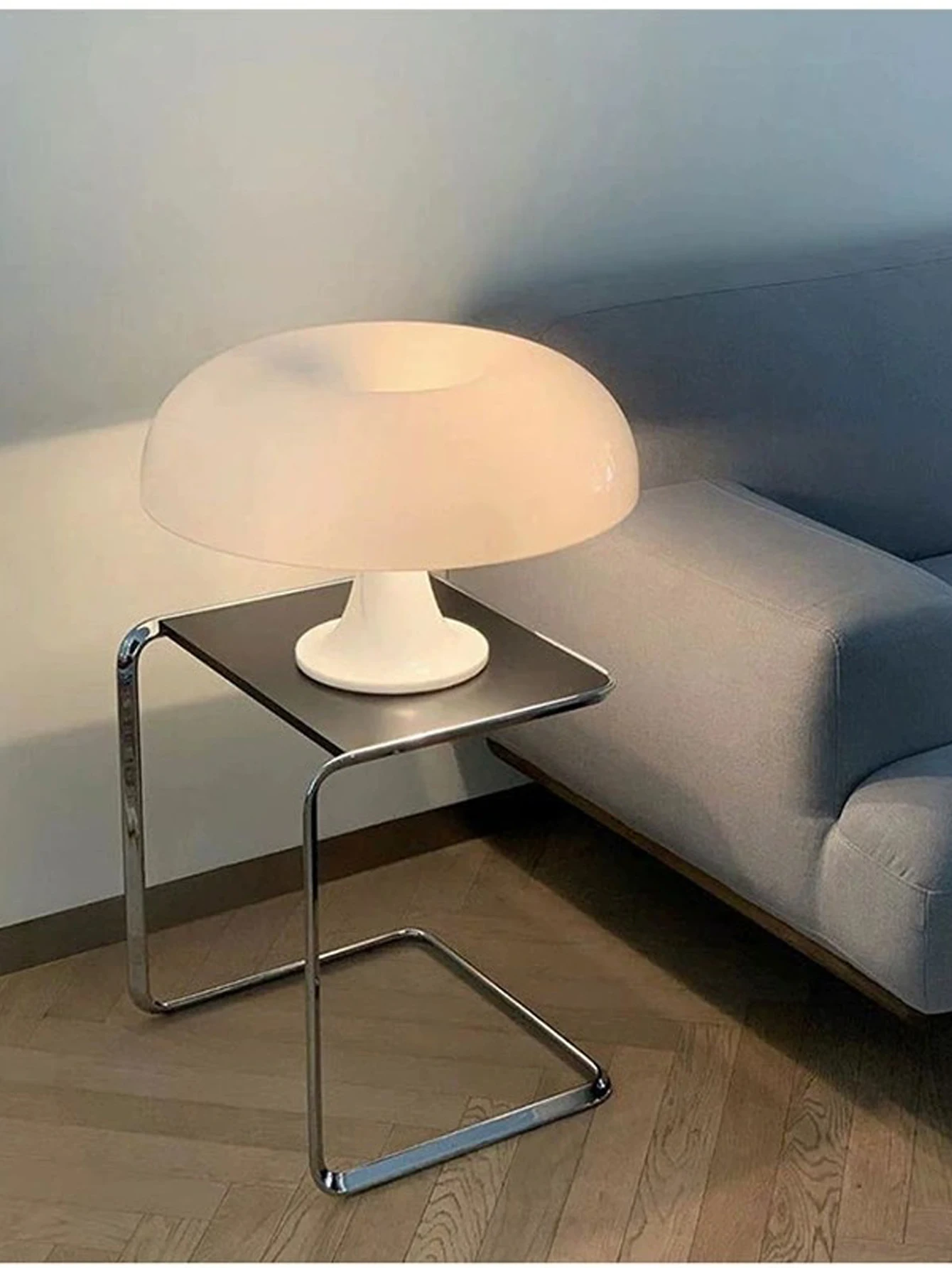 LED with USB Mushroom Table Lamp, Simple Modern Bedroom Bedside Lamp for Bedside, Bedroom, Study, Desktop Decorations