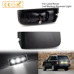 2x Car Accessories Led Rear Bumper Reverse Light Trunk Tail License Plate Lamp White&Smoky Color For Land Rover Range L322 03-12
