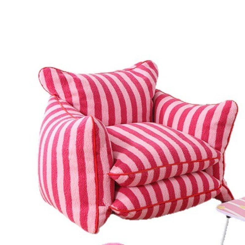 

Striped lazy sofa, removable and washable, compressed tatami recliner
