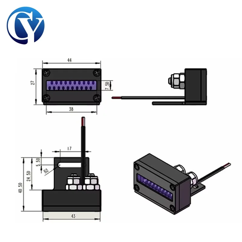80W UV LED Curing Lamp For UV Flatbed Printer Inkjet Photo Printer LED UV Lamp COB Printer Ink Curing Light