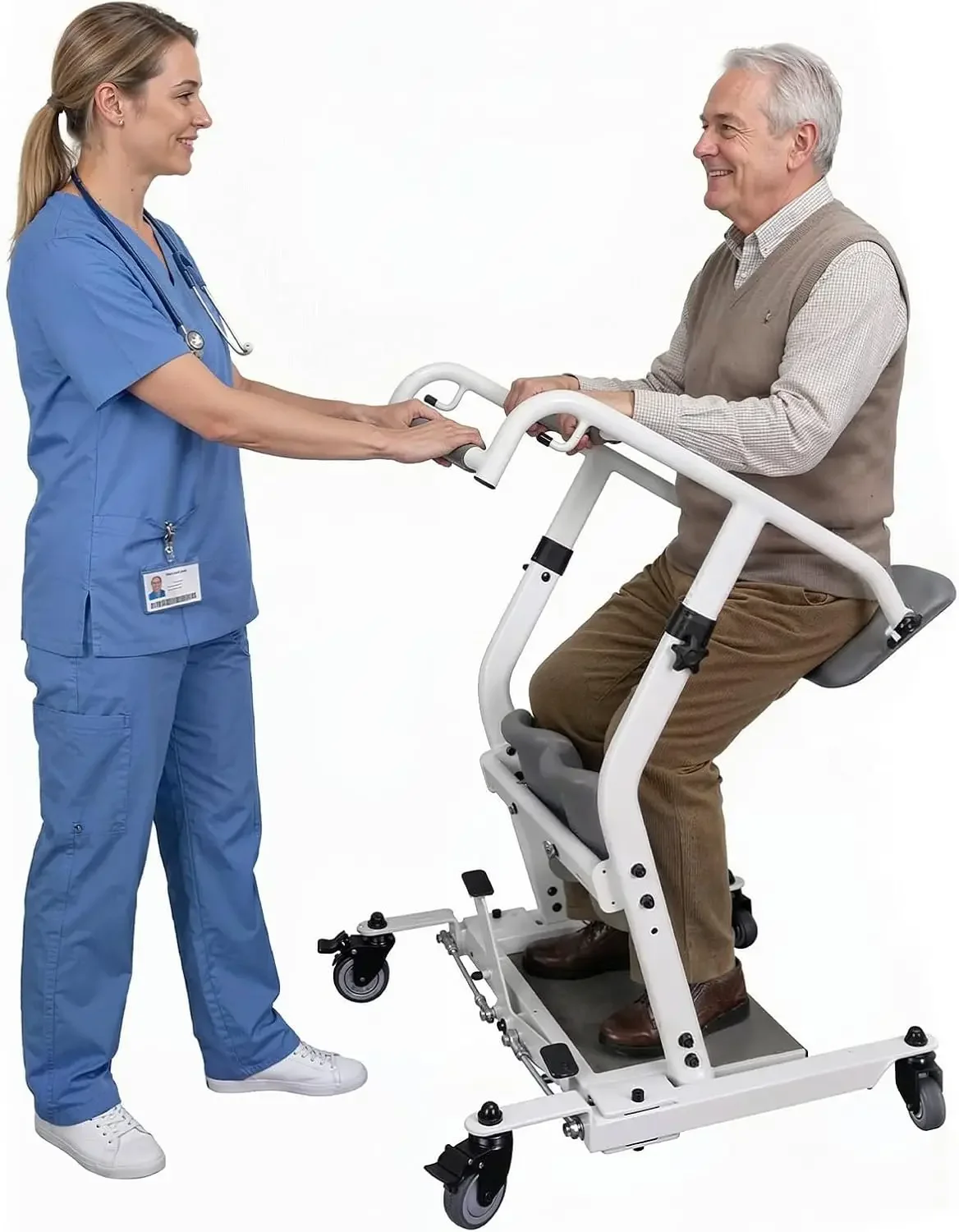 Sit to Stand Lift, Lift Patient Transport, Lift Assist Devices for Home Use, Stand Assist Aid for Elderly for Seniors Adults
