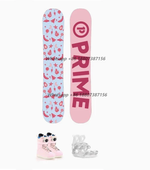 On Sale Carbon Fiber Freestyle Winter Sport Color Snowboards for Adult Beginner Snowboard Set