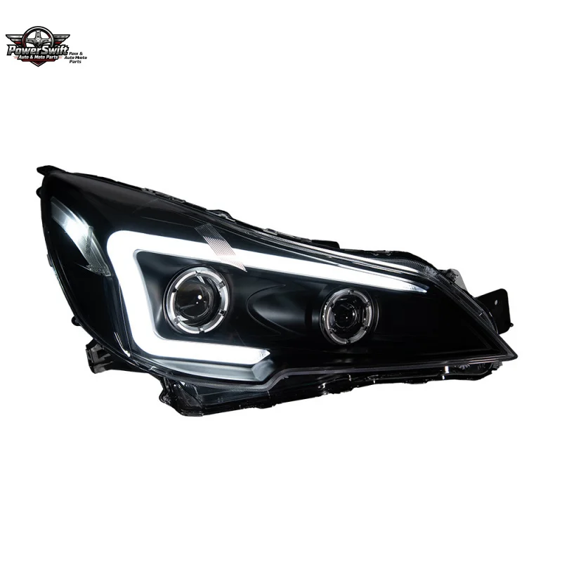 Suitable for 10-14 Subaru Outback Headlight Assembly Modification Dynamic LED Daytime Running Light Flowing Turn Signal Lens