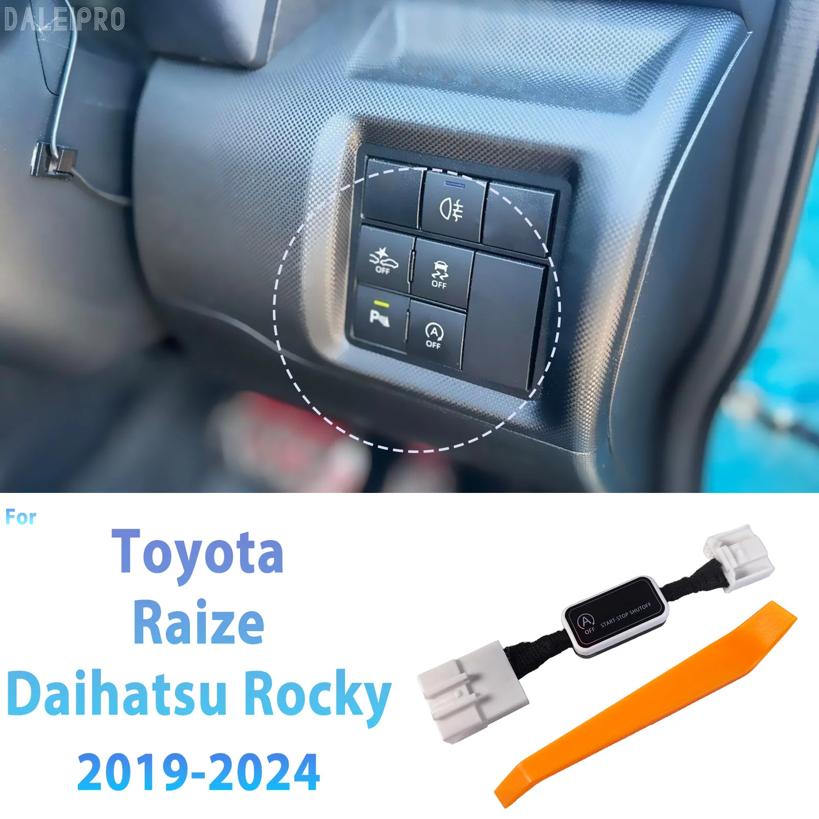 For Toyota Raize Daihatsu Rocky 2019-2024 Automatic Stop Start Engine System Memory Module Cancel Car Auto Start Stop Switch