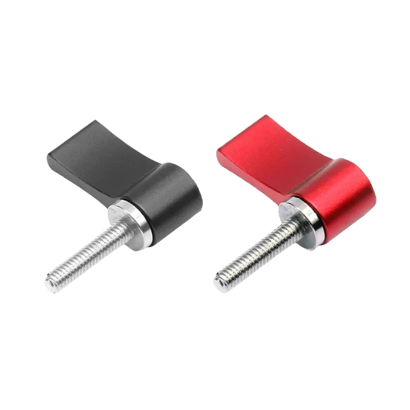 2PCS M4*10/12/17/20mm Aluminum Alloy Handle Screw Like 7 L-Shaped Adjustment Tightening Photographic Accessories Hand Twist Knob