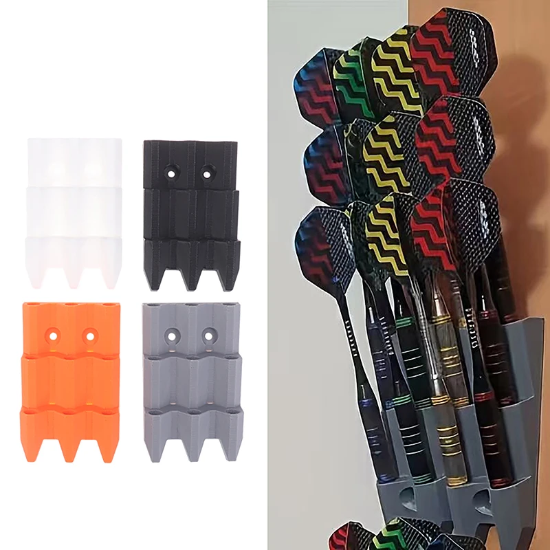 

1Pc Dart Display Rack Wall Mount Holds 9 Darts Sturdy Polypropylene Dart Organizer For Home Game Room Gift For Players