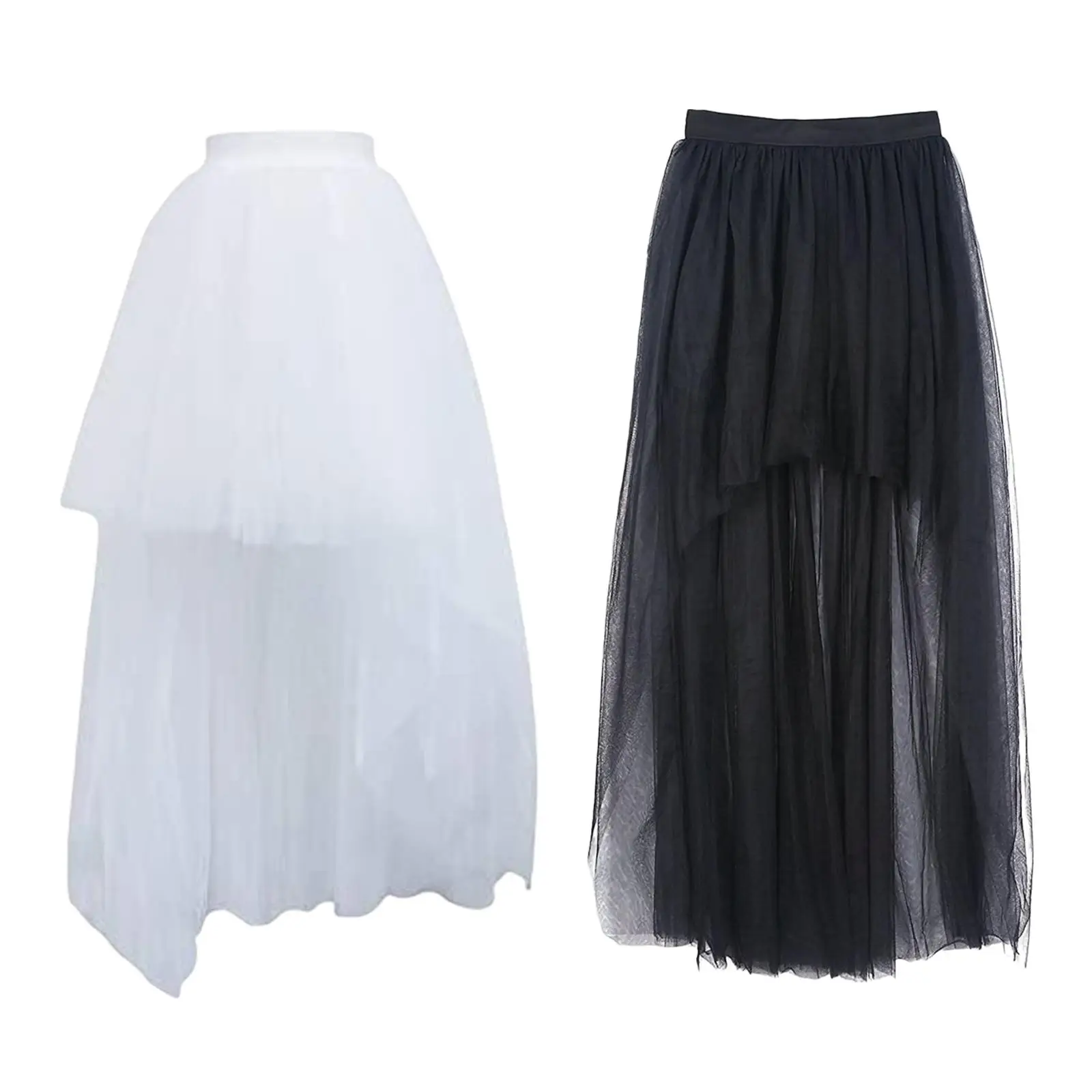 

Women Tutu Skirts Steampunk Gothic Swallowtail Skirt Tulle Skirt