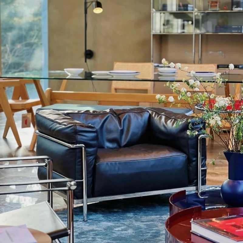 โซฟาหนังสีดำสุดหรู ดีไซน์อิตาล - Home Improvement And Services บทวิจารณ์และราคา