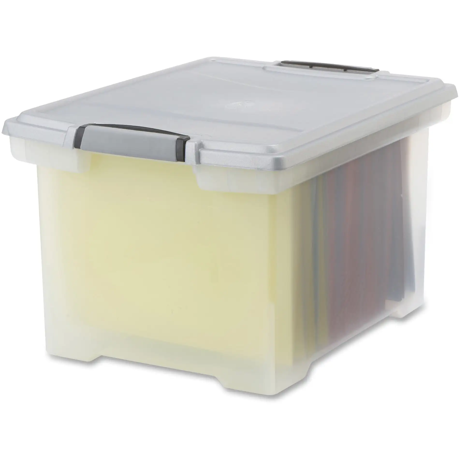 

Storex Tote Clear Storage Box with Lid