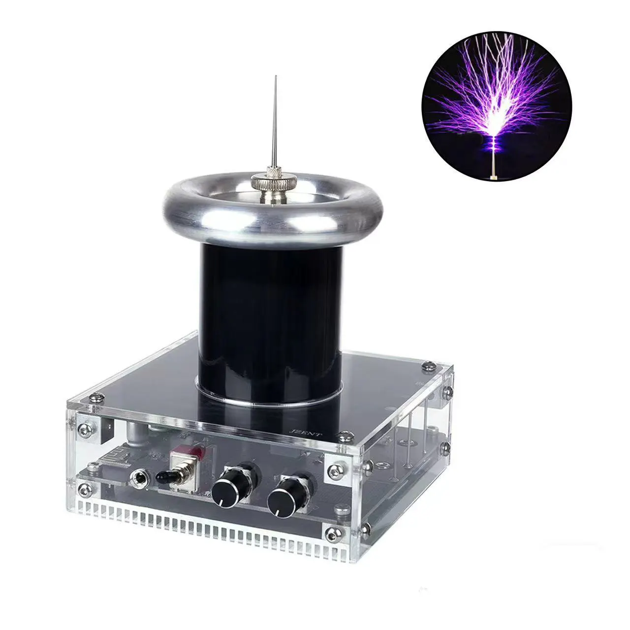 Magnetic storm coil 10 cm long, coil artificial lightning hand touch coil, experimental electronic sound display