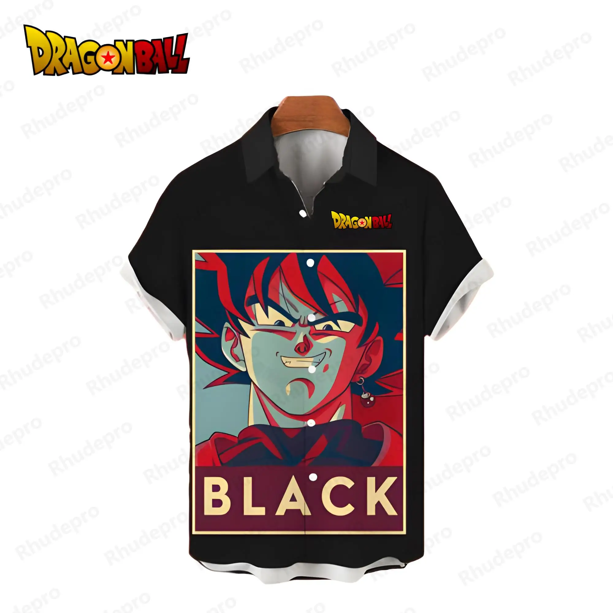 Camisa Anime Dragon Ball Z masculina, Roupas Goku, Legal, Manga curta, Moda Japonesa, Verão, Goku, Vegeta, Tops havaianos