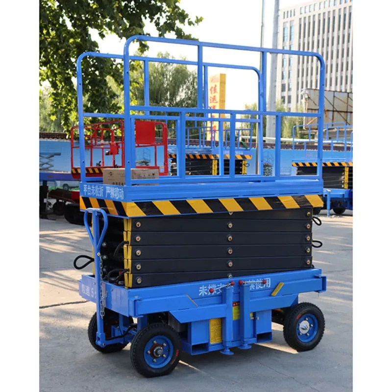 Aerial Platform 6m 8m 10m 12m 14m Traction Skylift Mobile Lifter Scaffolding 500kg  Hydraulic Scissor Lift