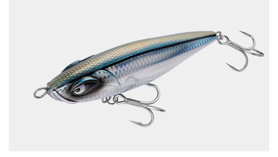 NOEBY Schwer Sinkender Stickbait-Köder 155mm 109g Jerking-Action GT Thunfisch Big Game Offshore Salzwasser Hartköder – Detail 12