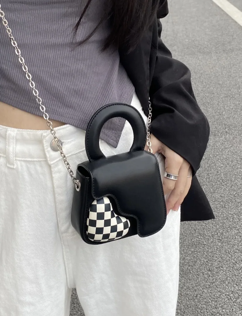 Branded Mini Party Crossbody Bags For Women Luxury Purse Fashion Metal Chain Shoulder Bag Leather Bag Women Clutche Handbags