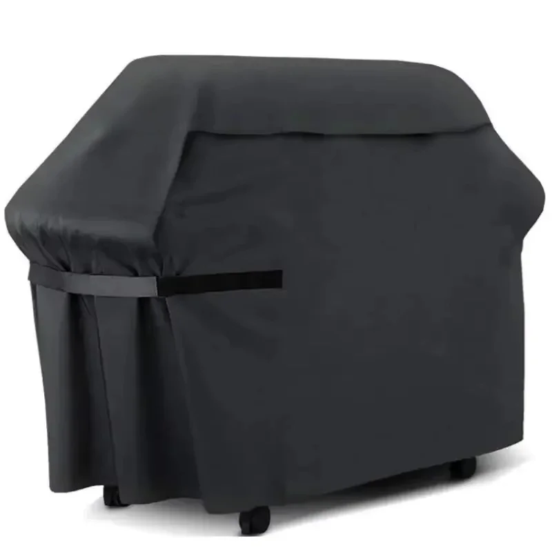 Heavy Duty Outdoor Oven BBQ Cover 420D Barbecue Cover,Super Waterproof Dustproof Coating Silver Horticultural Protective Cover