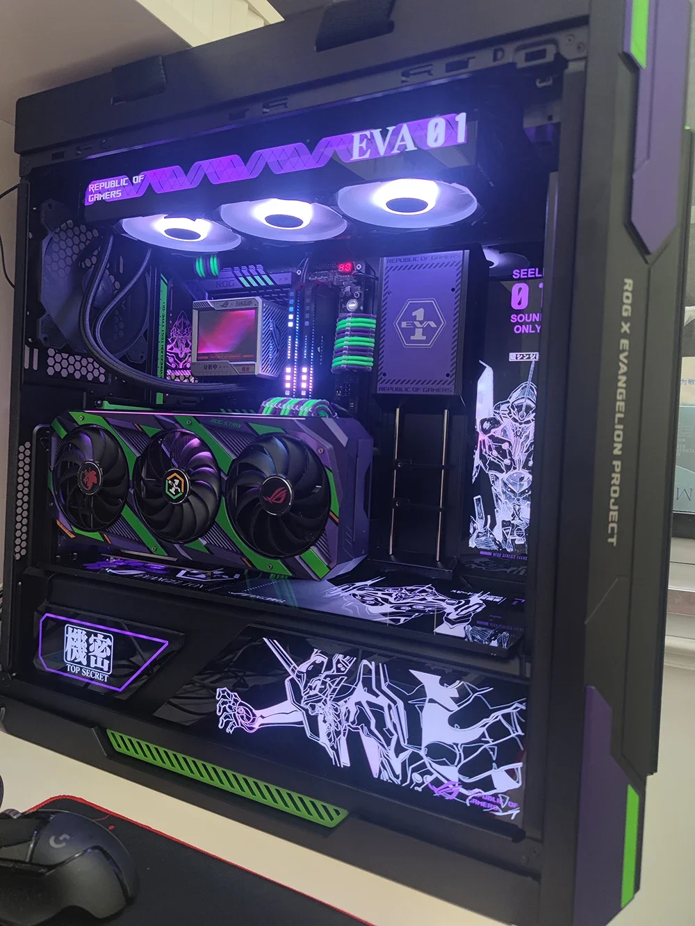 Custom made MOD ROG Helios GX601 PC RGB Lighting Panel,Case Light Board Plate,Refit UV Asus Strix Gamer Cabinet Shroud AURA SYNC