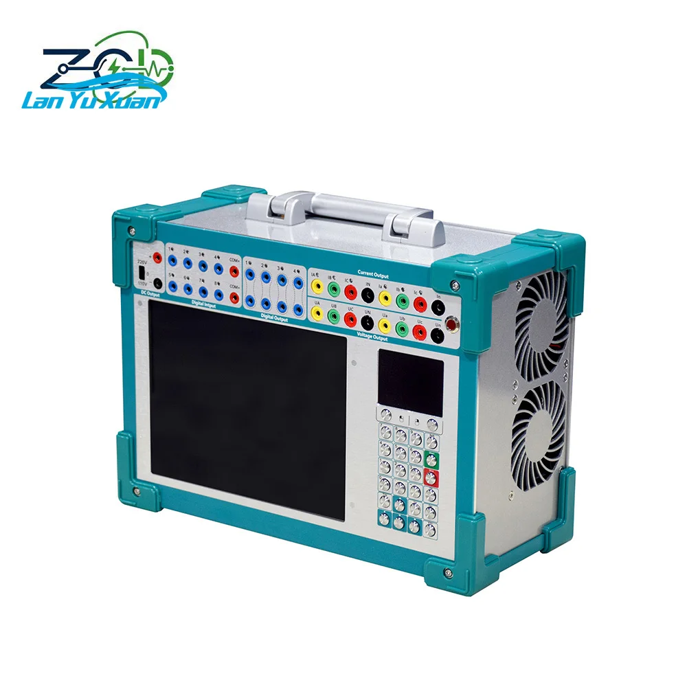 ZCL-S1200 6-Phase Microcomputer Relay Protection Tester High Precision 6U 120V 6I 30A Secondary Injection for Set CE EMC 1 Year