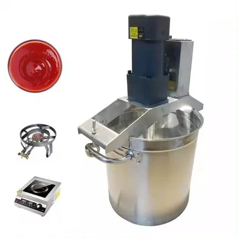 Automatic Cooking Small Commercial Mixer Food Processing Hine For Frying Sauce And Jam