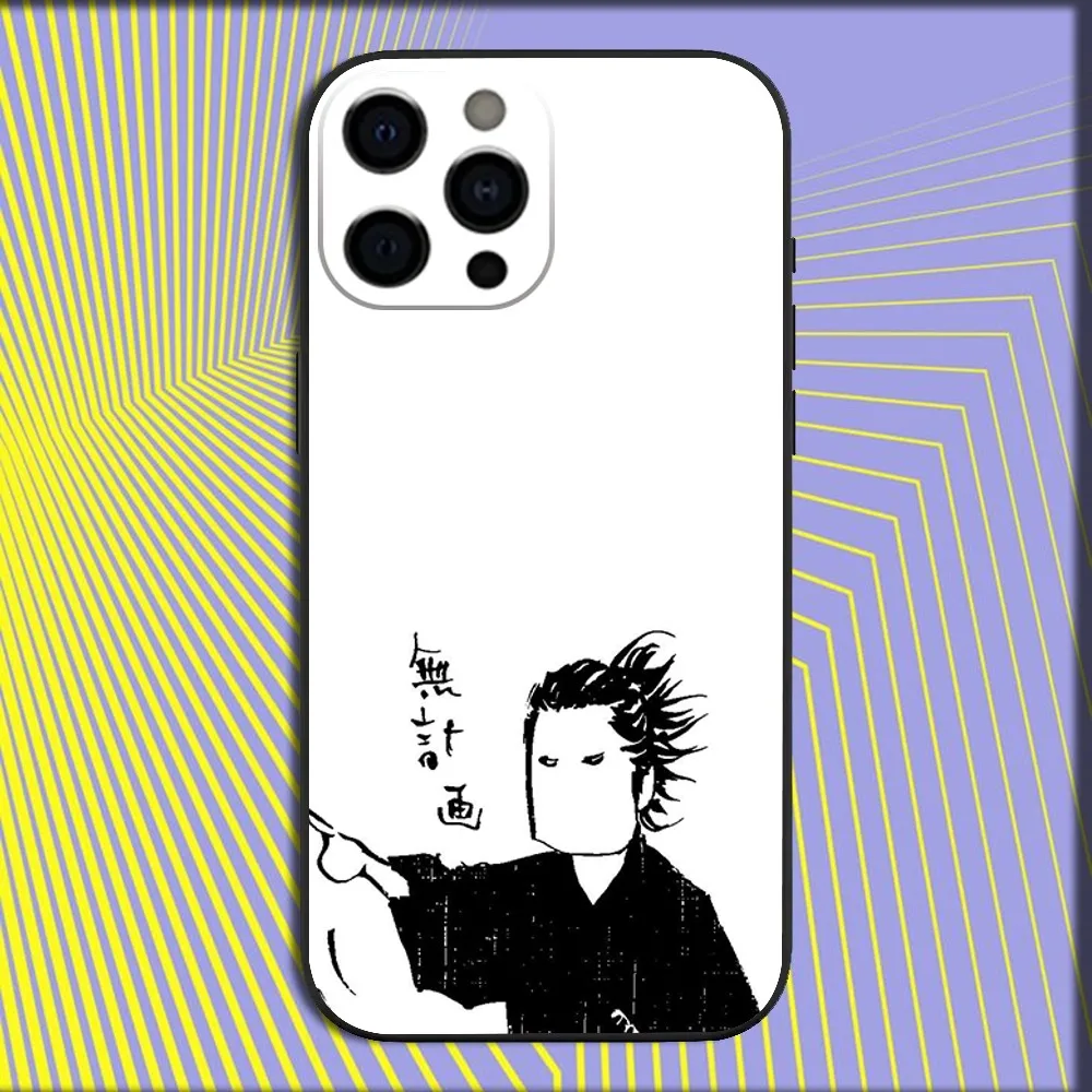 Vagabond Miyamoto Musashi Phone Case For iPhone 16,15,14,13,12,11,Pro,X,XS,Max,XR,Plus,Mini Soft Black Cover