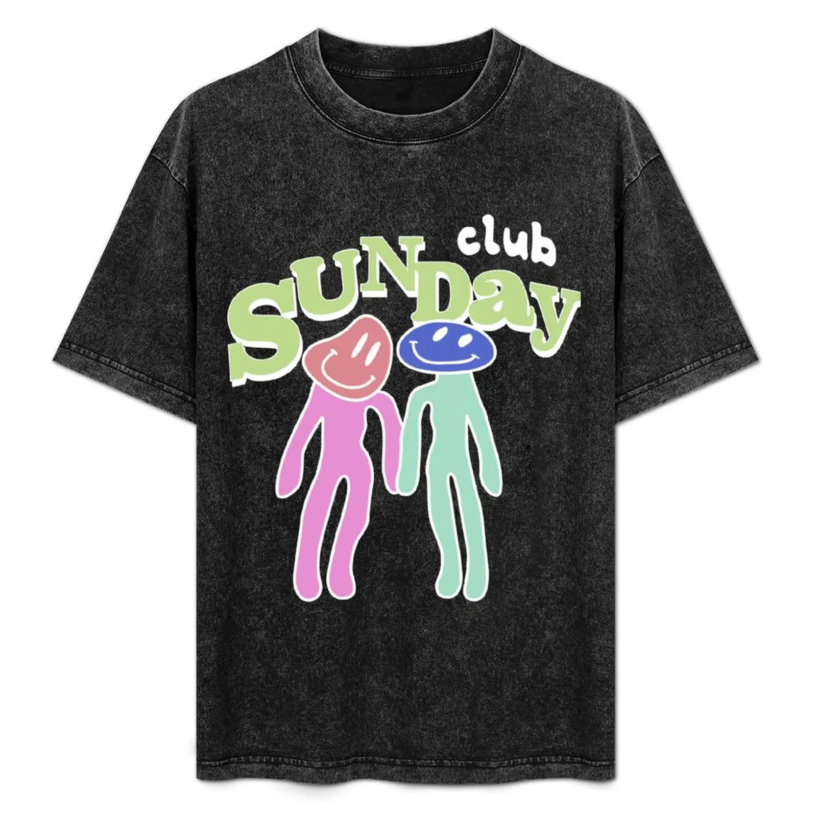 

club sunday T-Shirt t shirt man casual t shirts cotton 100% man t shirts for men casual shirts for man graphic vintage T-Shirt