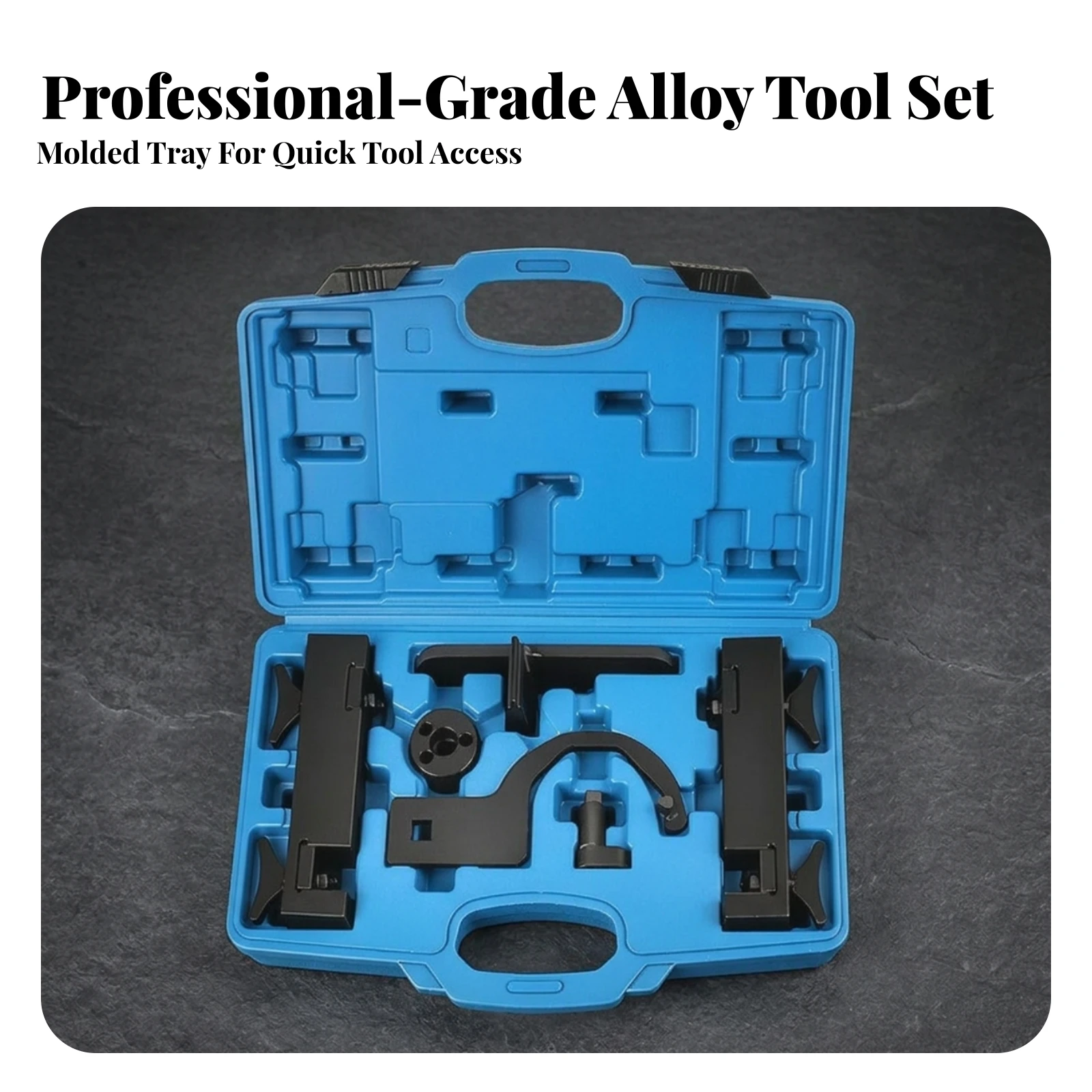6 Pieces Engine Timing Tool Kit with Carrying Case Reliable Car Engine Timing Tool Kit Hand Tools Long-Lasting Organized