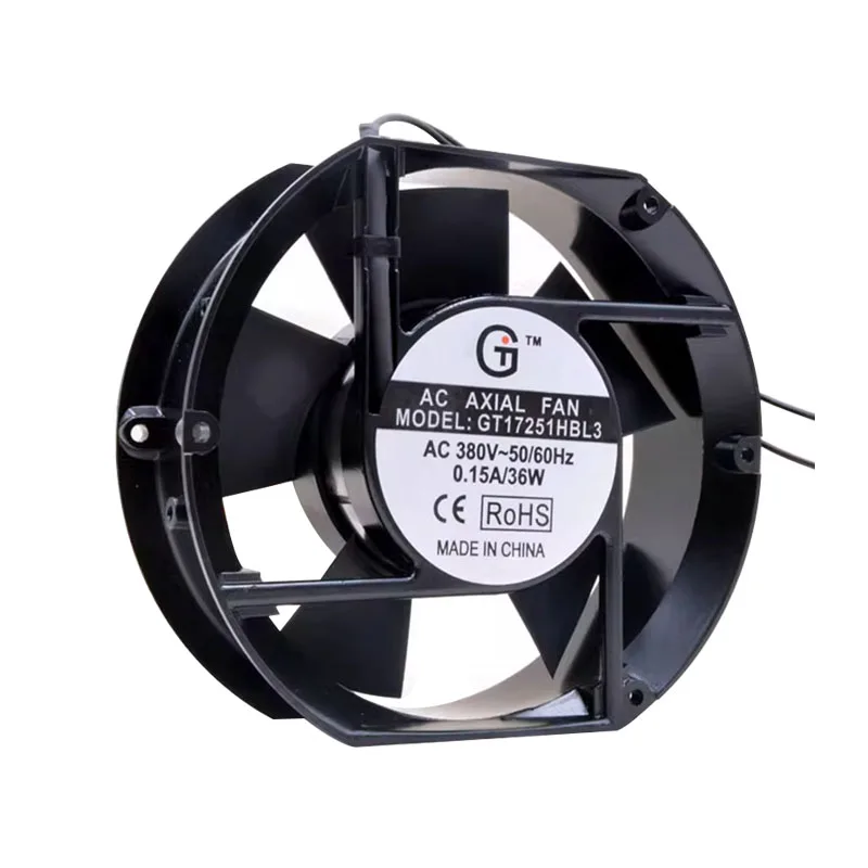 NEW ORIGINAL GT17251HBL3 AC 380V 36W 17251 172*51mm COOLING FAN