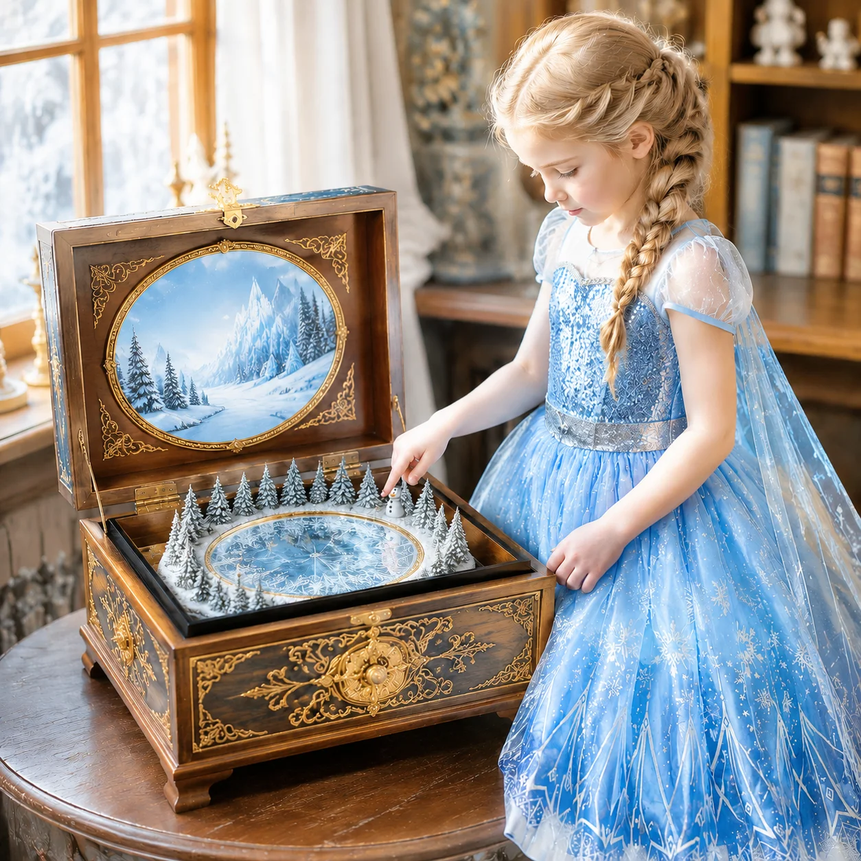 

Muababy Sequined Elsa Snow Queen Princess Dress for Girls Birthday Party Halloween Cosplay Costume 2-8Y Vestido