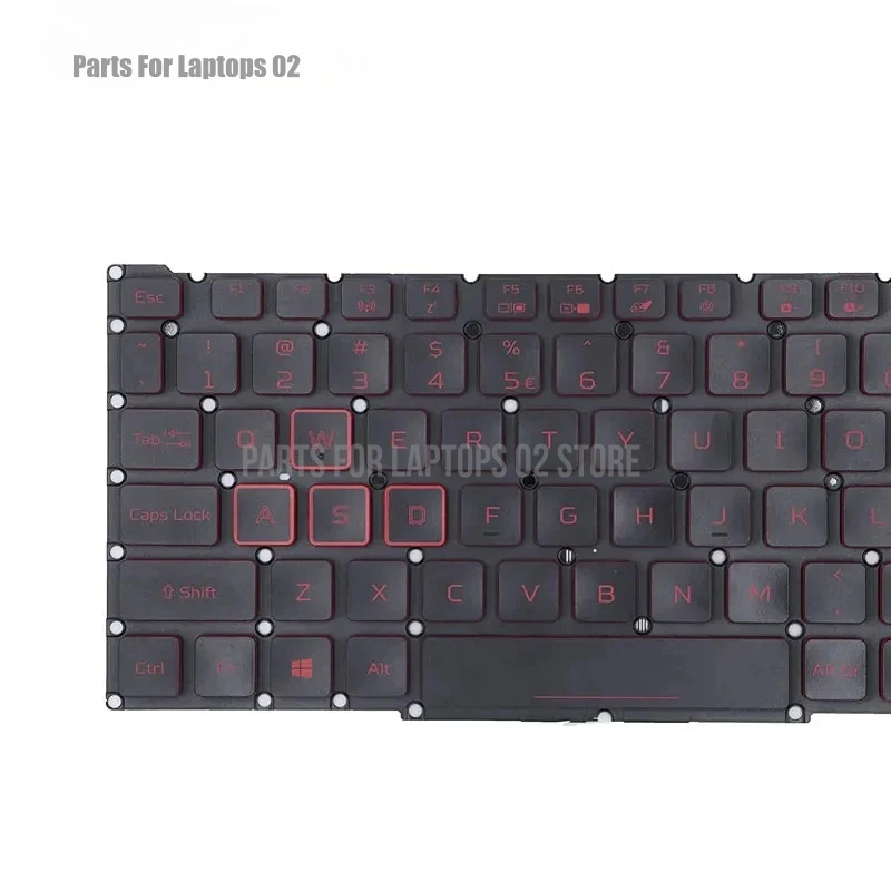 p Replacement US Keyboard for Acer Predator Helios 300 PH315-52 PH315-53 / AN515-43 AN515-54 Red Frame with Backlit - view 3