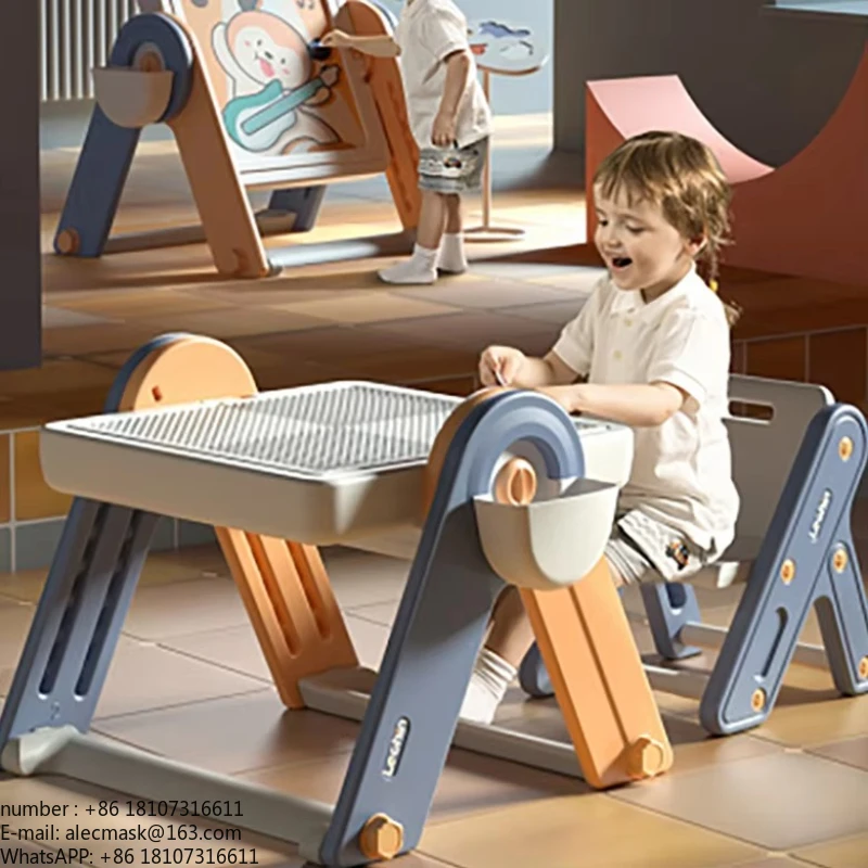 

Multifunctional Home Cute Activities Toddler Toddler Learning Reading Study Chair and Table Set with Activity Chair