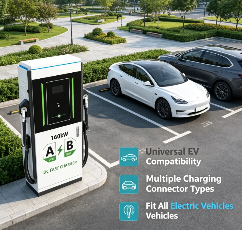 Customized Hot Selling 175KW DC EV Charging Pile Floor Standing For Subway Station Parking