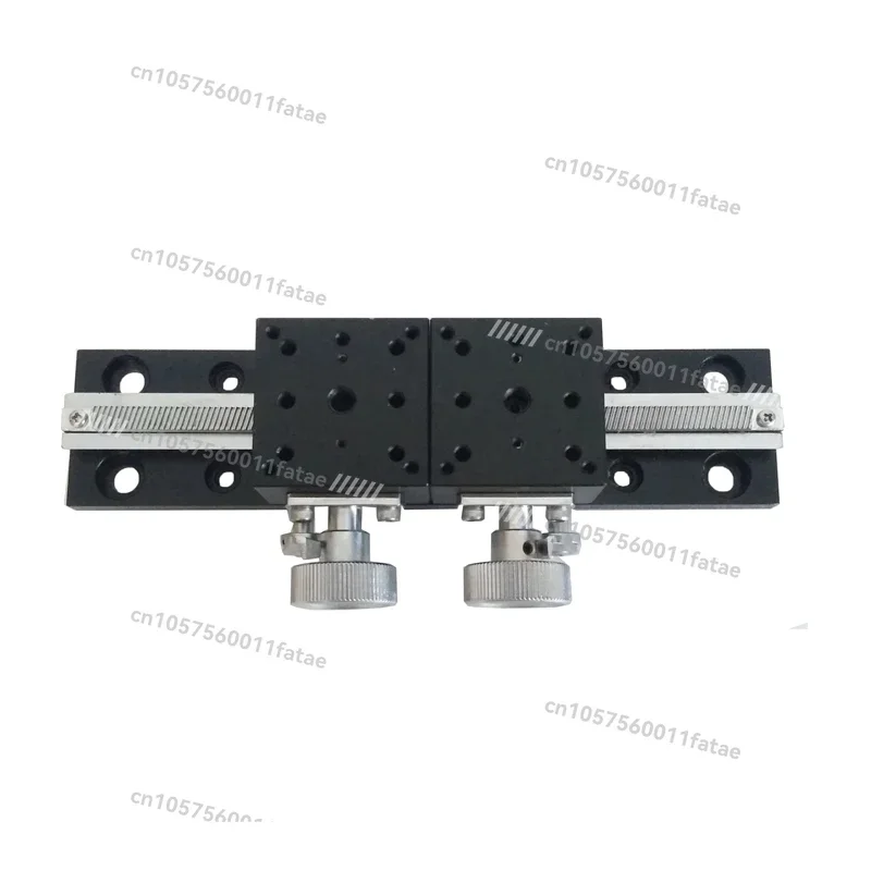 PT SD50401M Manual Linear Stage Low Profile Dovetail Rack Pinion Mobile Sliding Station