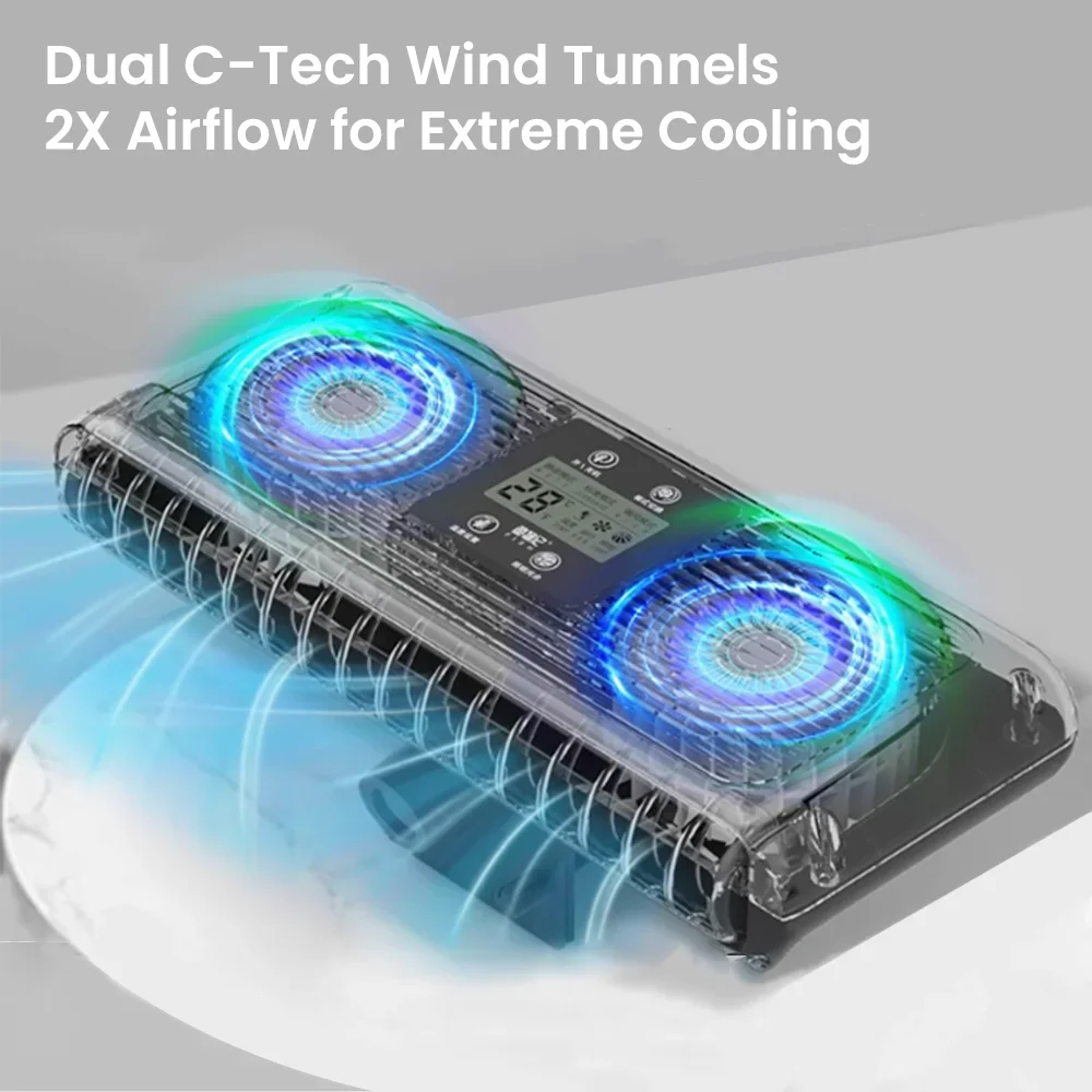 Fish Diary Aquarium Fan Cold Water Cooling Machine DF Series uses noise reduction technology, automatic temperature control, qui