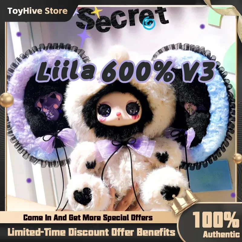 

Liila натуральная 600% V3 маскарадная вечеринка виниловая плюшевая слепая коробка модная коллекционная игрушка ручной работы для подарка на день рождения серии My Girl