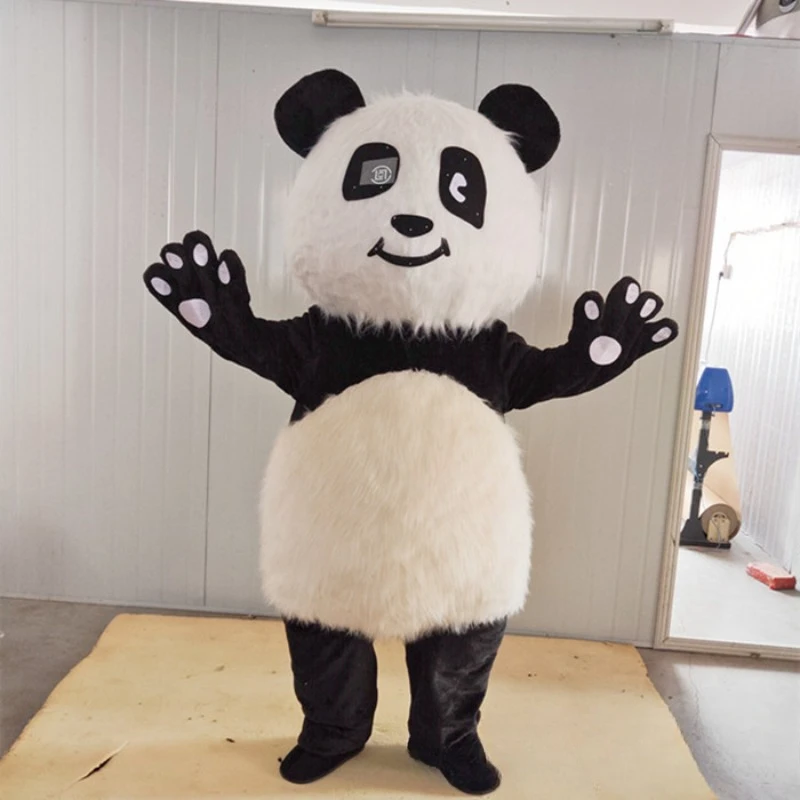 

Giant Panda Cartoon Doll Costume Adult Walking Activity Performance Long Hair Prop