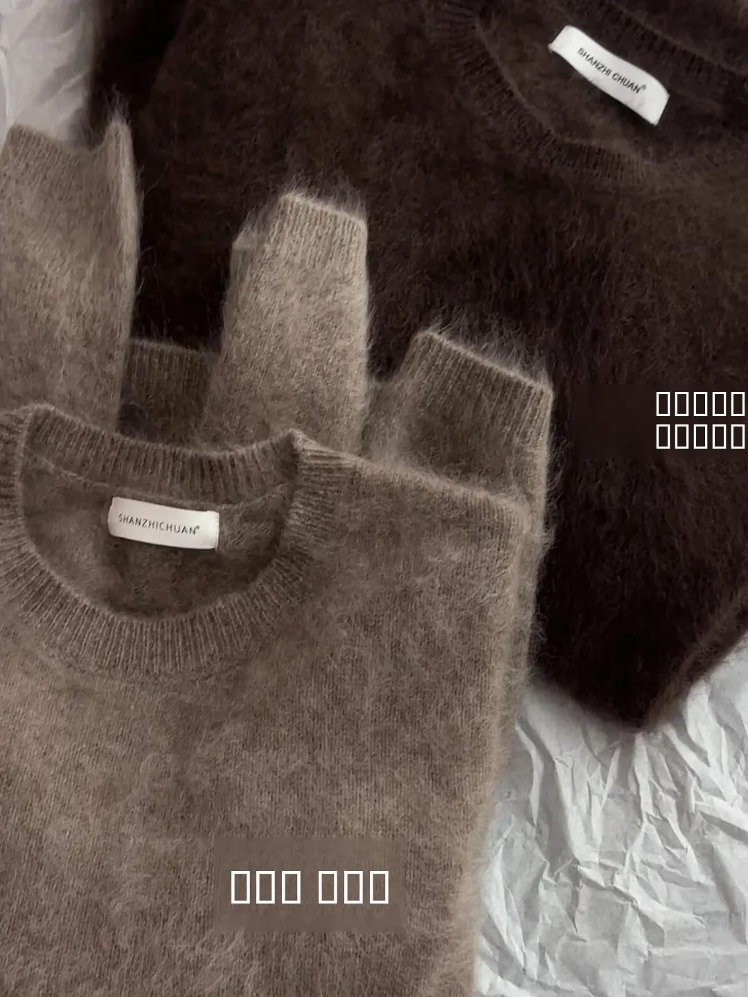 

High-End Camere Sweater Jiaxing Puyuan Soft Woolly Outerwear Knitted Top Warm Cozy Korean Sle Loose Fit Long Sve Women...