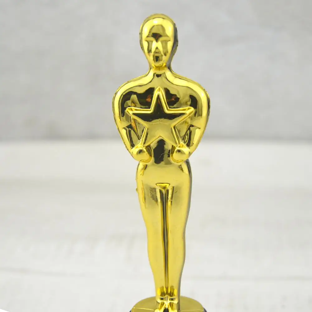 Trofeo de estatua dorada, trofeo de Premio Dorado, estatuas para eventos, fiestas deportivas, premios de reconocimiento de diseño clásico para competiciones