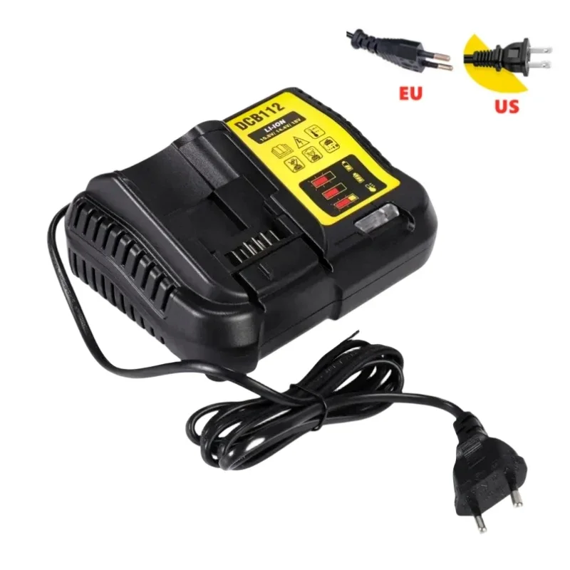 

DCB112 2A Lithium Battery Charger For Dewalt 10.8V 12V 14.4V 18V 20V DCB206 DCB205 DCB204 DCB203 DCB120,DCB107 DCB115 DCB105
