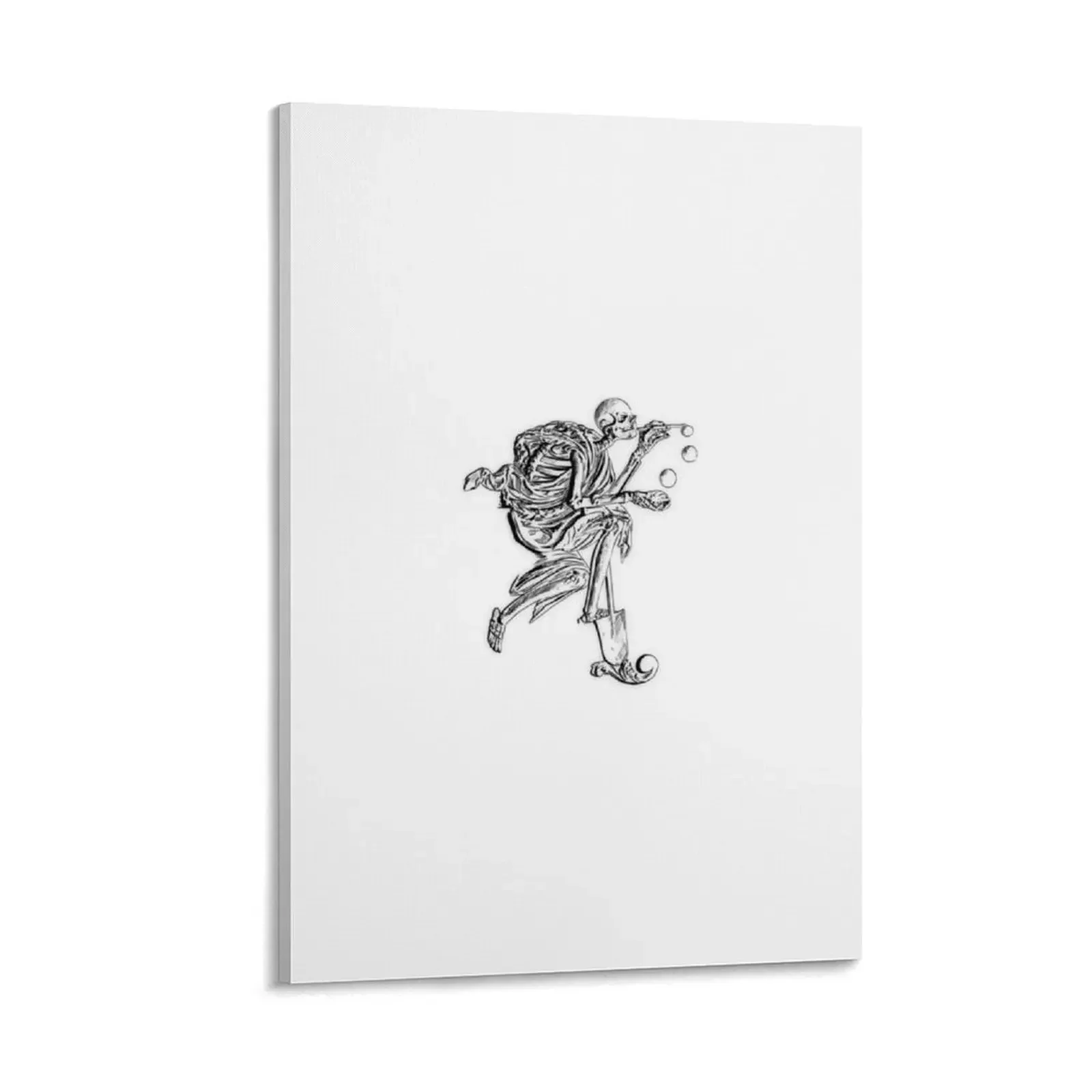 

Skeleton blowing bubbles Canvas Painting home decor interior nordic home decor vintage home decor poster mural