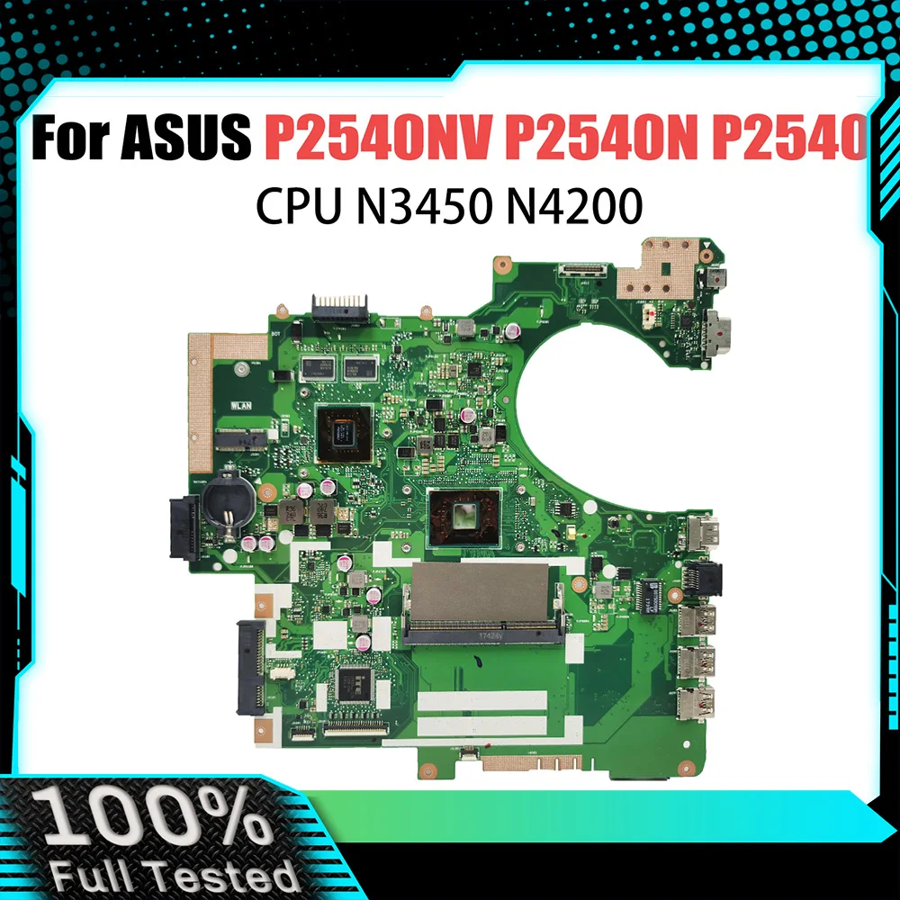 

Notebook Mainboard For Asus P2540NV P2540 P2540NV P2540N Laptop Motherboard with N3450 N4200 CPU GT920MX-V2G GPU Systemboard