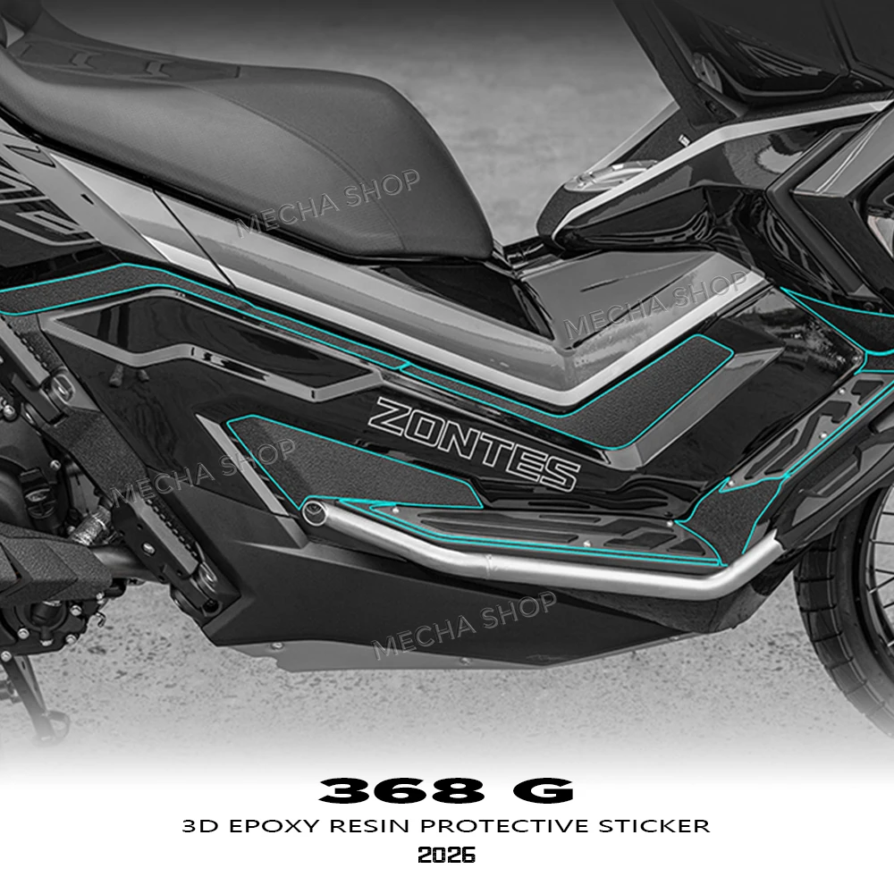 For Zontes 368 G 2026 Armor Sticker Body Scratch and Abrasion Protection Film Sticker Fuel Tank Sticker Accessories