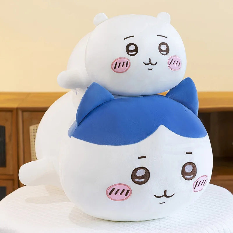 

40-80 см подушка Chiikawa, плюшевые игрушки, большие Kawaii Usagi, мультфильм, аниме, плюшевые милые игрушки на день рождения, диван, подарок для детей, Рождество