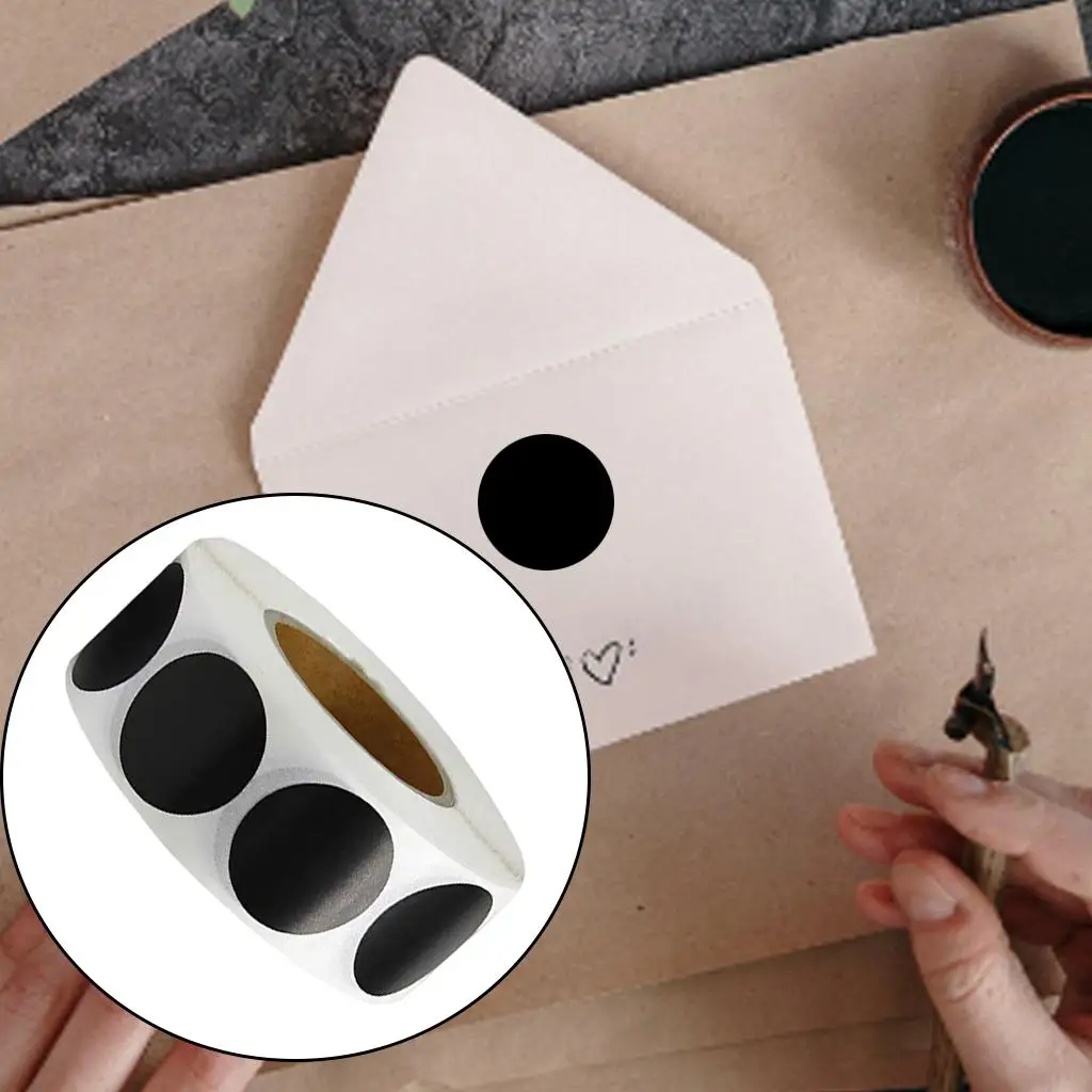 500Pcs/Roll Kraft Stickers Kitchen Baking Labels Tags for Wedding Decors