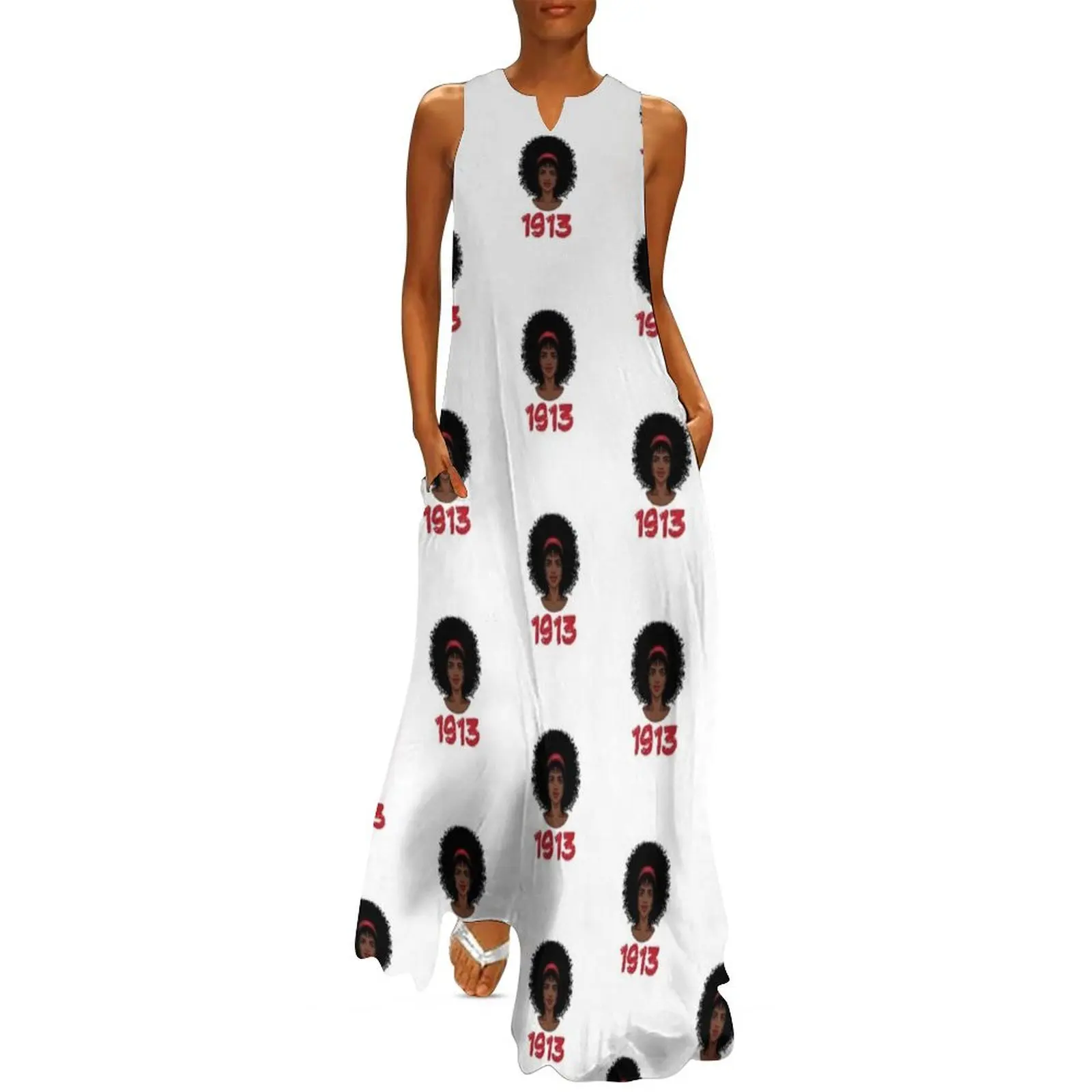 Delta Sorority DST 1913 Sigma Theta Paraphernalia Long Dress Women's dress Evening gown